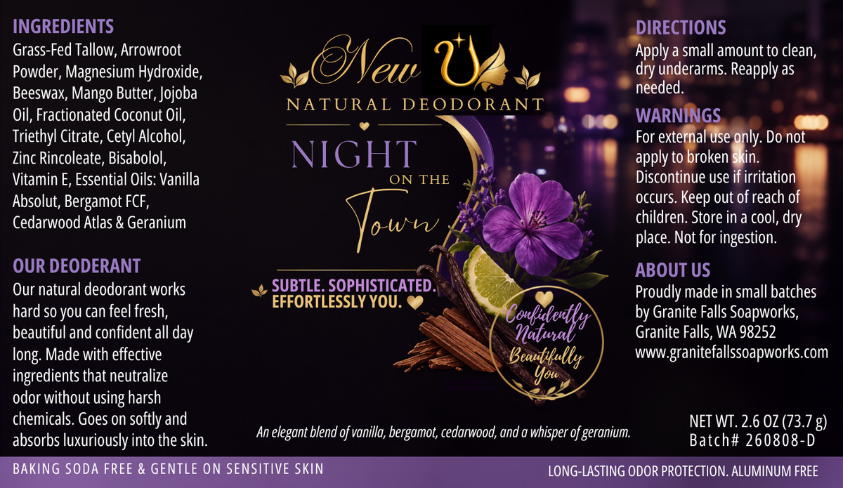 New U Advanced Skincare - Female Deodorant - Night on the Town Scent