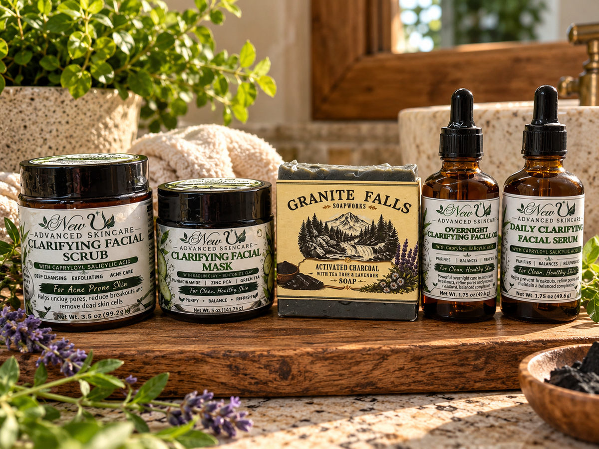 New U Advanced Skincare - Clarifying Facial Renewal Kit