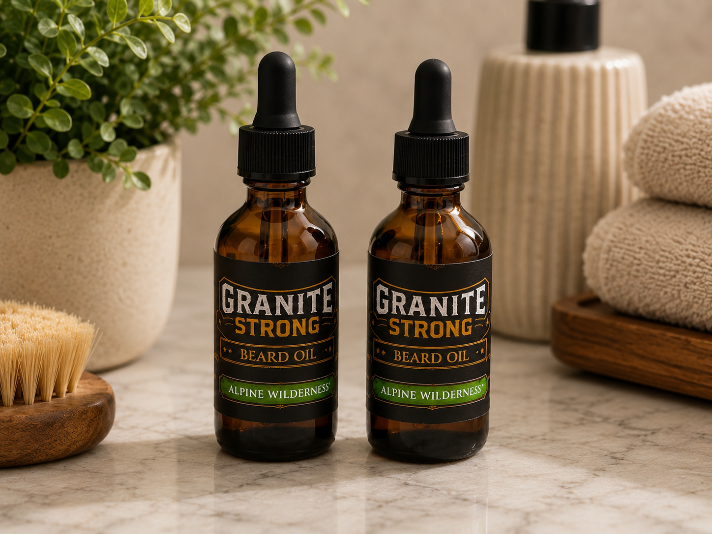 Granite Strong Beard Oil - Alpine Wilderness Scent