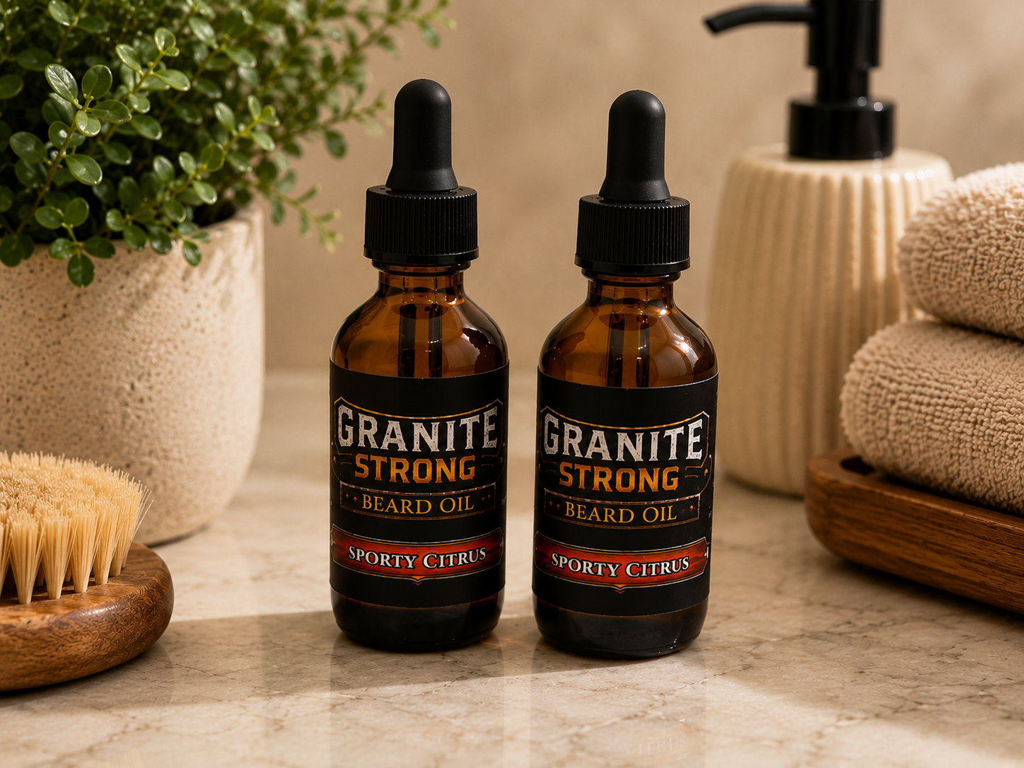 Granite Strong Beard Oil - Sporty Citrus