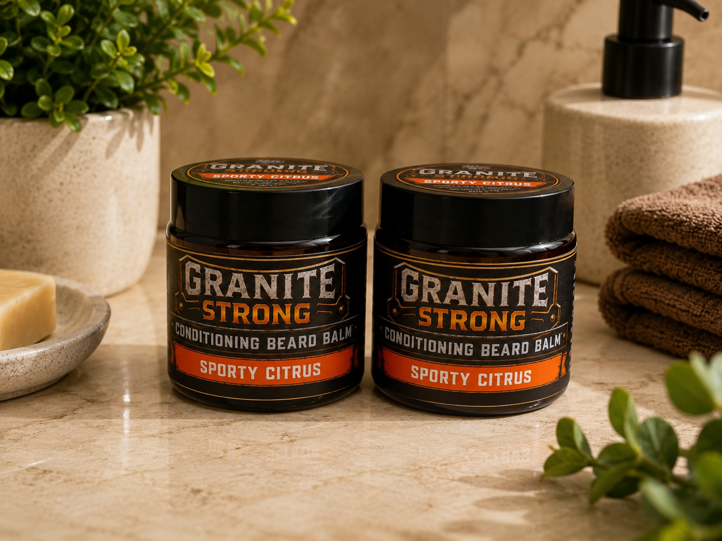 Granite Strong - Conditioning Beard Balm - Sporty Citrus
