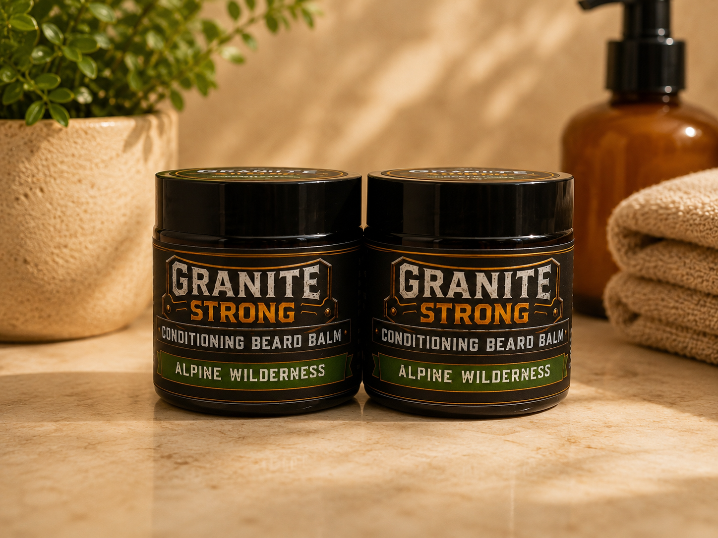 Granite Strong - Conditioning Beard Balm - Alpine Wilderness Scent