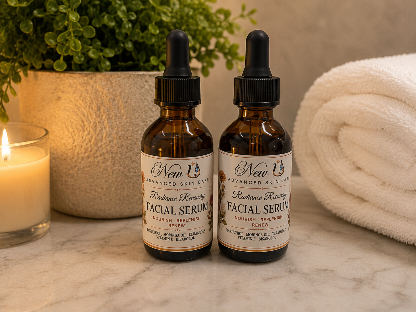 New U Advanced Skincare - Radiance & Renewal Facial Serum