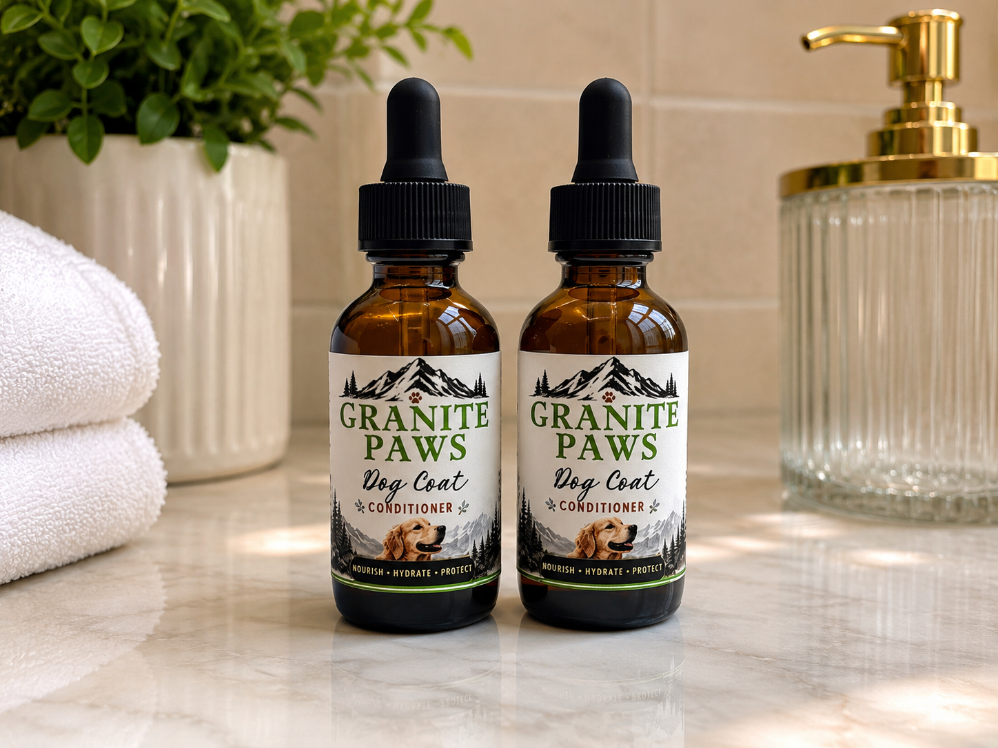 Granite Paws: Dog Coat Conditioner Oil
