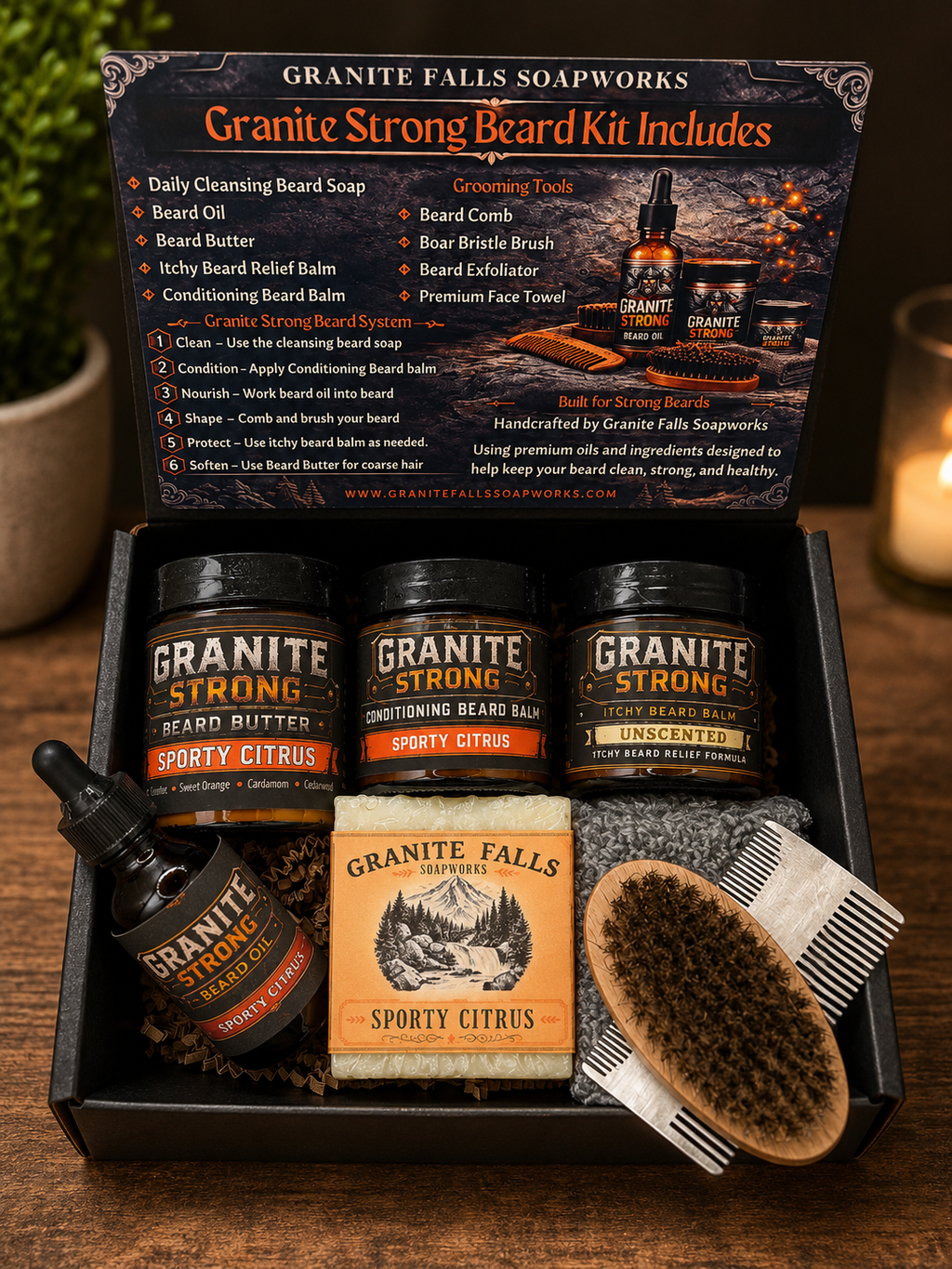 Granite Strong Beard Kit Sporty Citrus