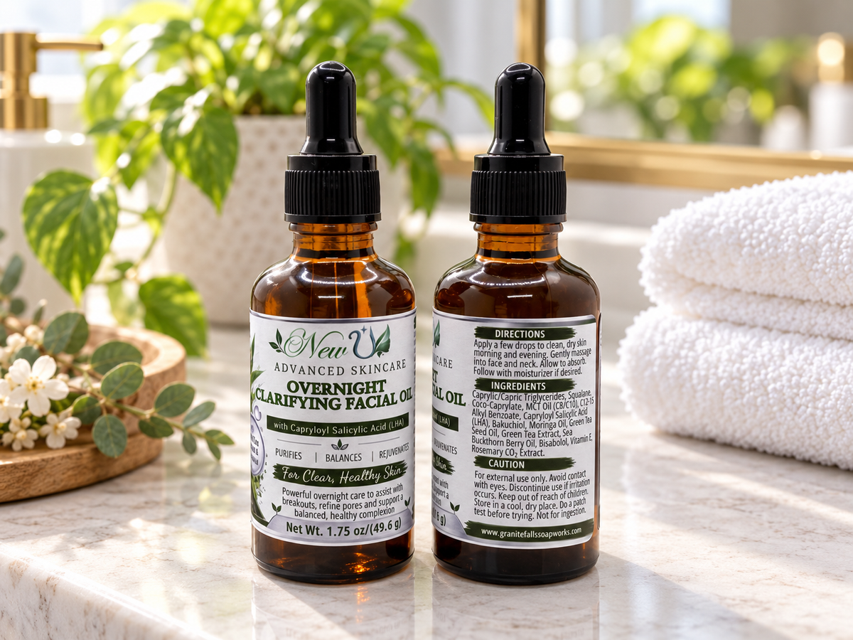 New U Advanced Skincare - Overnight Clarifying Facial Oil