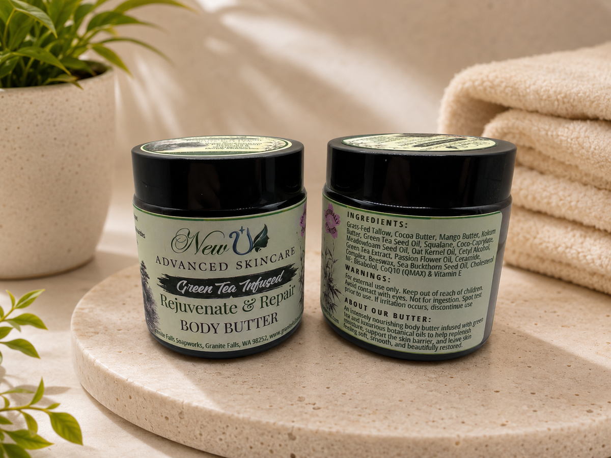 New U Advanced Skincare - Green Tea  Rejuvenate & Repair Body Butter