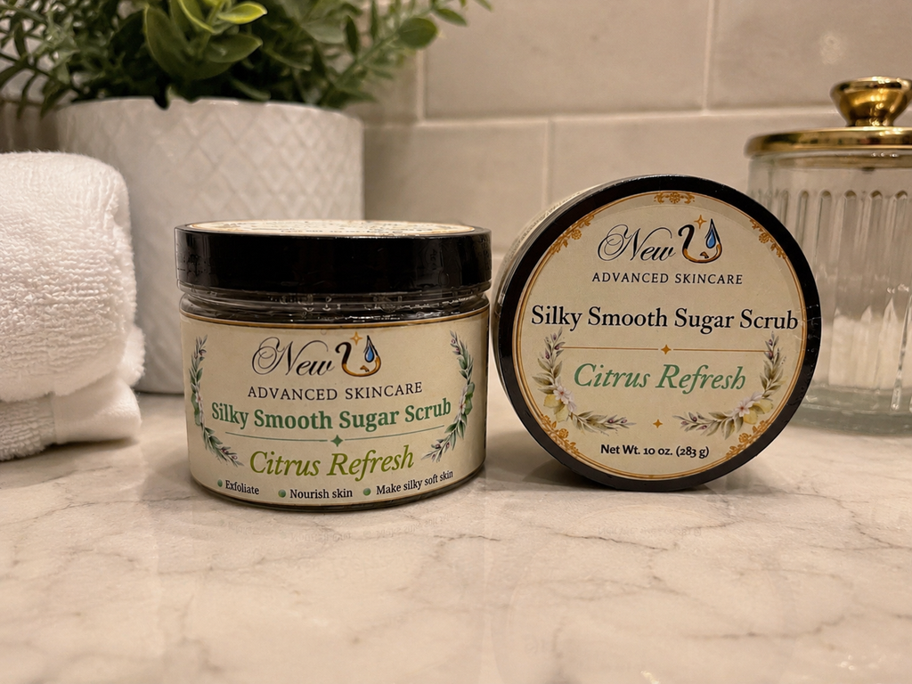 New U Advanced Skincare - Silky Smooth Sugar Scrub - Citrus Refresh