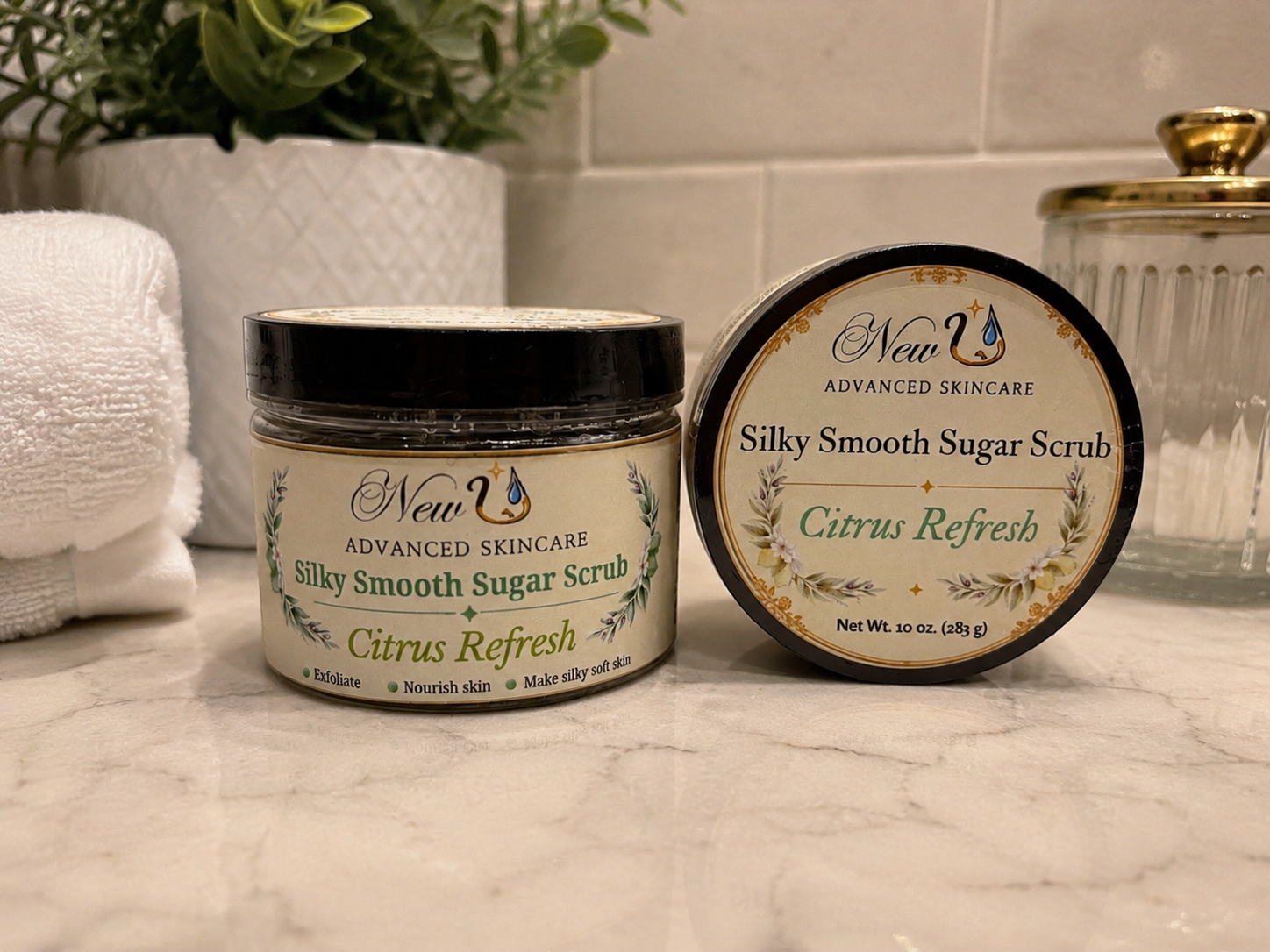 New U Advanced Skincare - Silky Smooth Sugar Scrub - Citrus Refresh