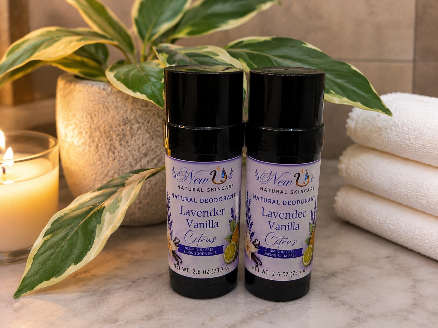 New U Advanced Skincare - Feminine Deodorant - Lavender Vanilla Citrus